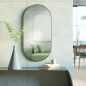 Miroir mural ovale cadre fin design métal Umbra HUBBA PILL Miroir mural ovale cadre fin design métal Umbra HUBBA PILL