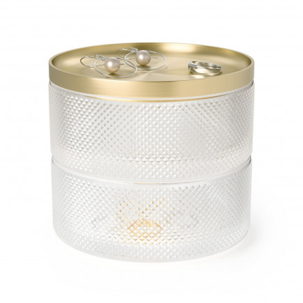 Boite a bijoux verre elegante chic Umbra Tesora