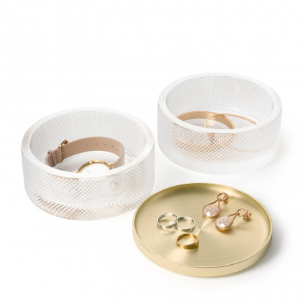 Boite a bijoux verre elegante chic Umbra Tesora