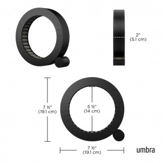Boite a bijoux bois originale design cercle Umbra Ferris