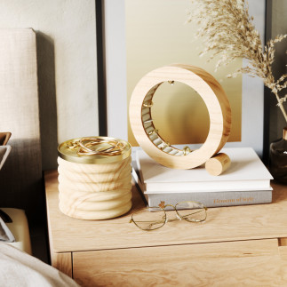 Coffret a bijoux chic design bois Umbra Tesora