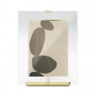 Cadre photo a poser chic verre Umbra Flute 13 x 18 cm