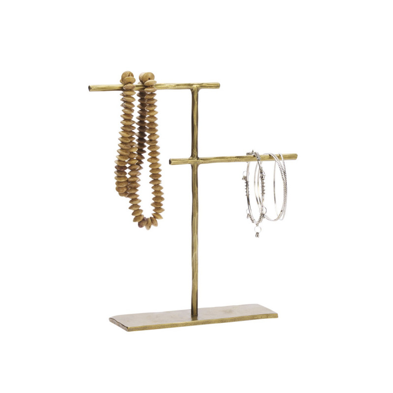 Presentoir a bijoux metal dore Madam Stoltz