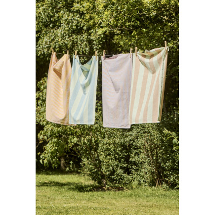 Torchon coton larges rayures bicolores IB Laursen LINUS