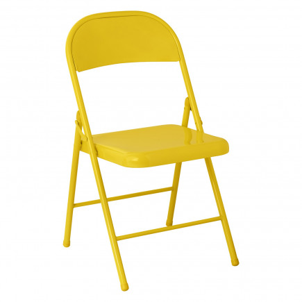 Chaise pliante simple metal couleur IB Laursen