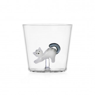 Verre Ichendorf Milano Tabby Cat grey tail