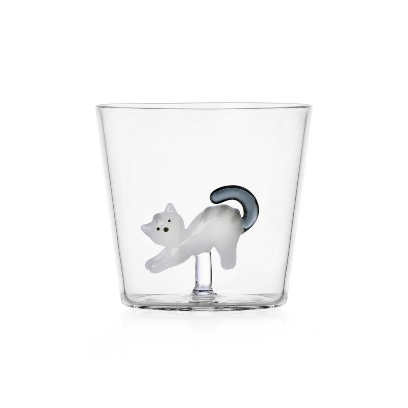 Verre Ichendorf Milano Tabby Cat grey tail