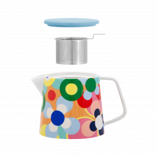 Theiere porcelaine fleurs multicolore Remember Sushi