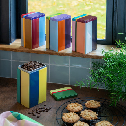 Boites de conservation metal design colore Remember Yara set de 4