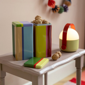 Boites de conservation metal design colore Remember Yara set de 4