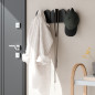 Porte manteau mural design bois acier Umbra Saloon