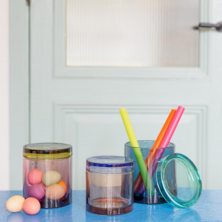 Pot de conservation verre design couleur Remember M