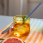 Mug verre couleur design Remember Fred set de 2