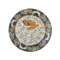 Petite assiette peinte oiseau colombe Bloomingville Hezha