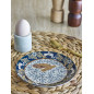 Petite assiette peinte oiseau colombe Bloomingville Hezha