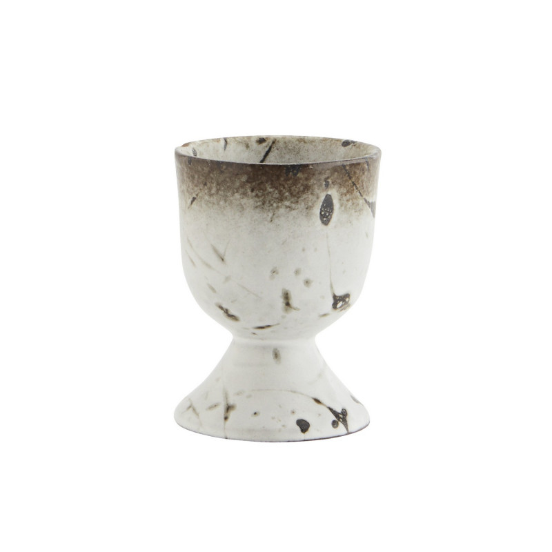 Coquetier gres artisanal Madam Stoltz