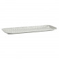 Plateau etroit aluminium martele decore Madam Stoltz