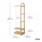 Portant vetements meuble entree chic bois etageres Umbra Bellwood