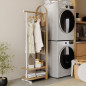 Portant vetements meuble entree chic bois etageres Umbra Bellwood