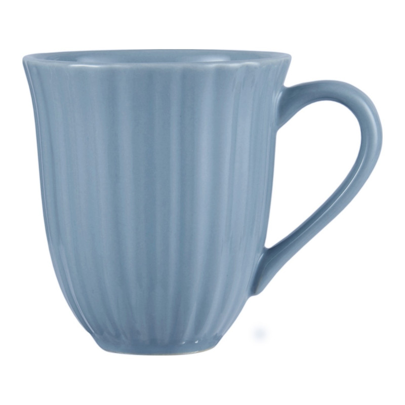 Tasse cotelee gres couleur IB Laursen