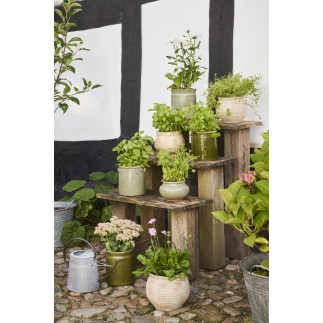 Cache pot artisanal traditionnel ceramique IB Laursen