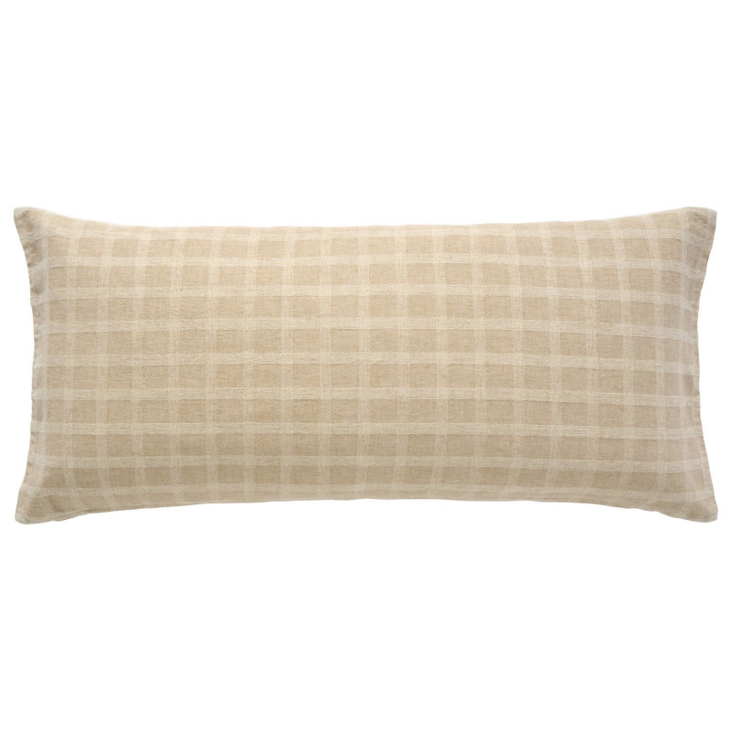 Housse de coussin longue coton lin naturel IB Laursen
