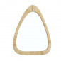 Miroir mural triangle boheme bois bambou naturel Madam Stoltz