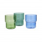 Verres a eau couleur Madam Stoltz set de 3