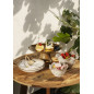 Bols decoratifs gres Madam Stoltz set de 2