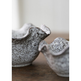 Bols decoratifs gres Madam Stoltz set de 2