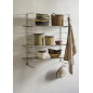 Torchon de cuisine fines rayures Madam Stoltz