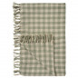 Plaid a carreaux coton franges IB Laursen