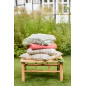Plaid a carreaux coton franges IB Laursen