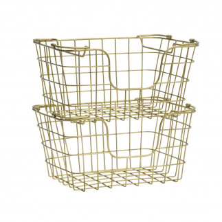 Panier rangement empilable Madam Stoltz