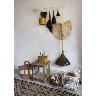 Panier fil de fer rangement empilable Madam Stoltz