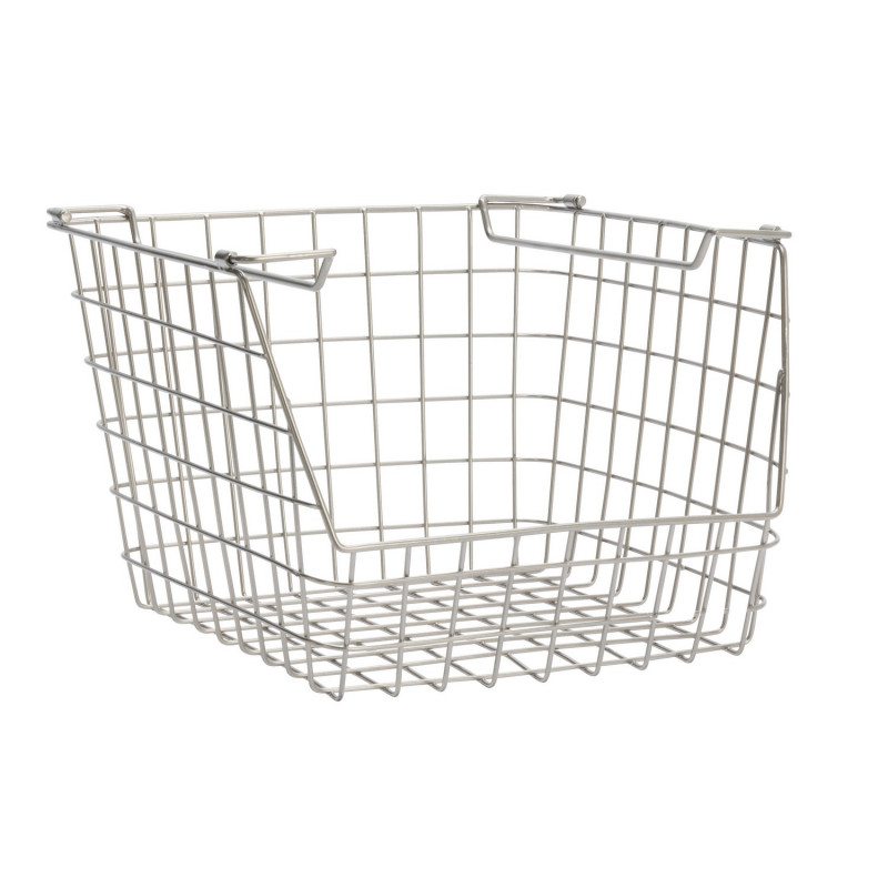 Panier rangement empilable fil de fer Madam Stoltz