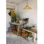 Panier rangement empilable fil de fer Madam Stoltz