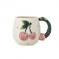 Mug cerises gres Bloomingville Berrie