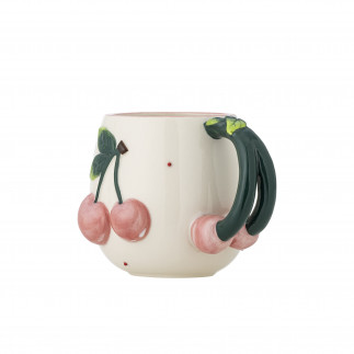 Mug cerises gres Bloomingville Berrie