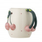 Pichet cerises gres Bloomingville Berrie