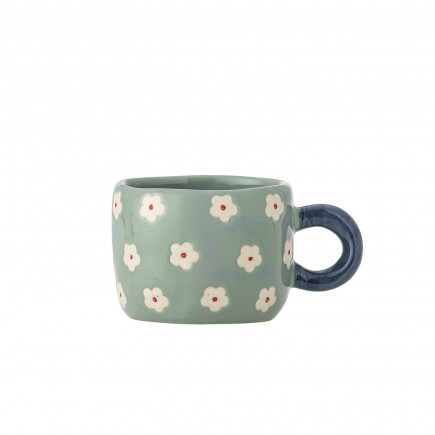Petite tasse petites fleurs gres Bloomingville Nini