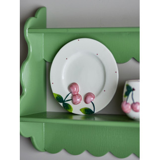 Assiette décorative cerises Bloomingville BERRIE