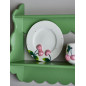 Assiette decorative cerises relief Bloomingville Berrie