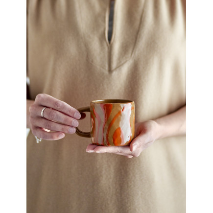 Tasse grès artisanale Bloomingville NINKA