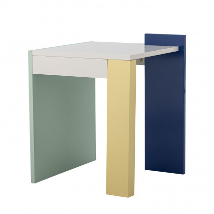 Table basse carree d appoint design coloree Bloomingville Banjo