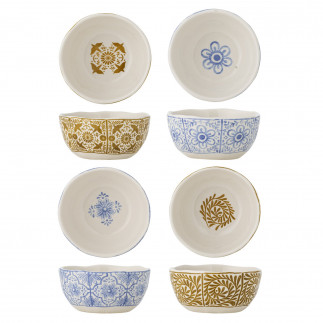 Bols gres peint couleur Bloomingville Milton set de 4