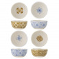 Bols grès peint Bloomingville Milton set de 4