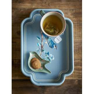 Petit plateau bois motif oiseau Bloomingville Meggie