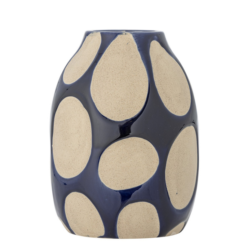 Vase gres motif organique Bloomingville Bashir