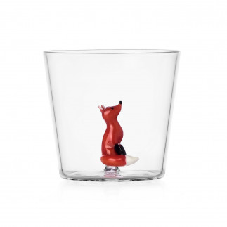 Verre a eau renard roux Ichendorf Milano Red Fox